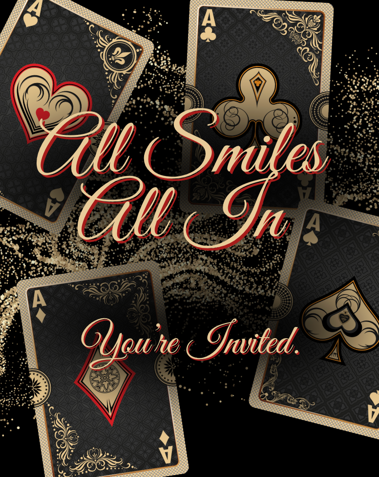 Delta Delta Sigma gala invitation image with card-themed design