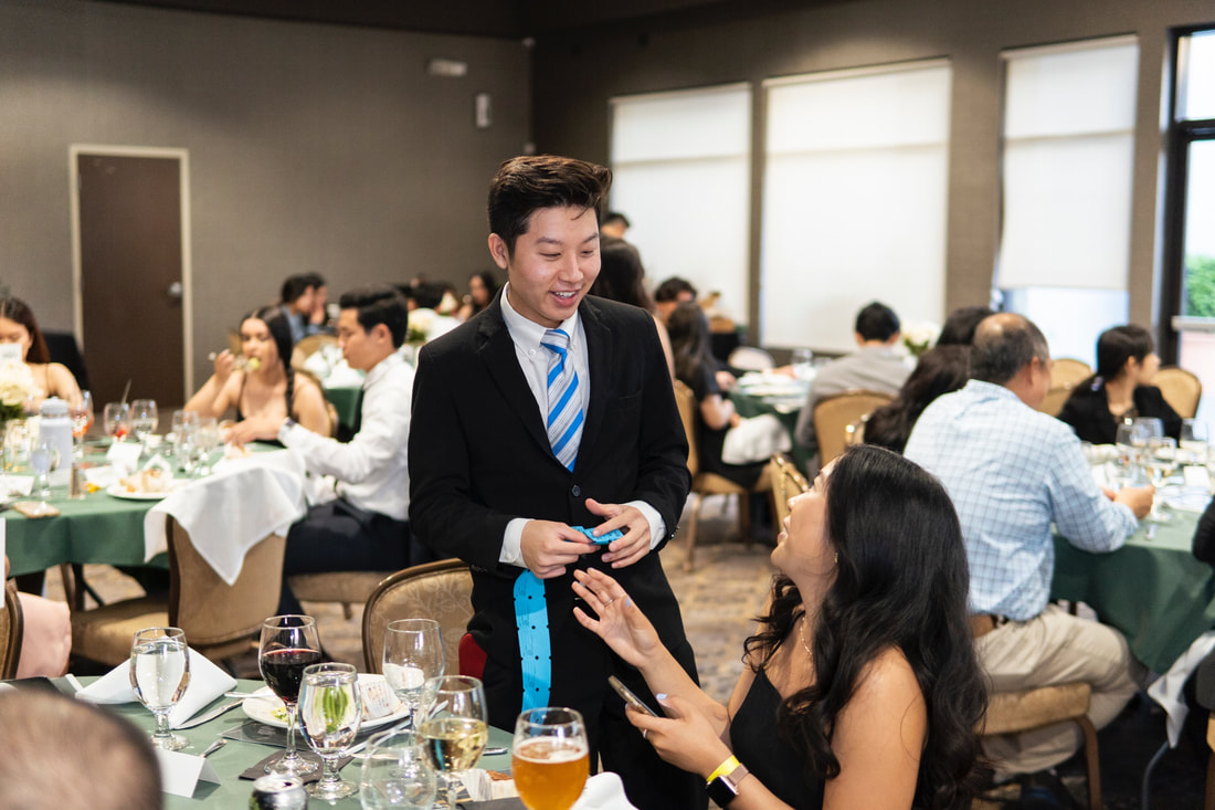 Delta Delta Sigma fundraising event moment