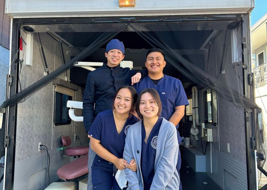 Mobile clinic in action